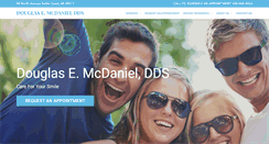 Desktop Screenshot of douglasemcdanieldds.com