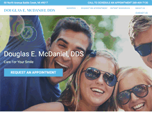 Tablet Screenshot of douglasemcdanieldds.com